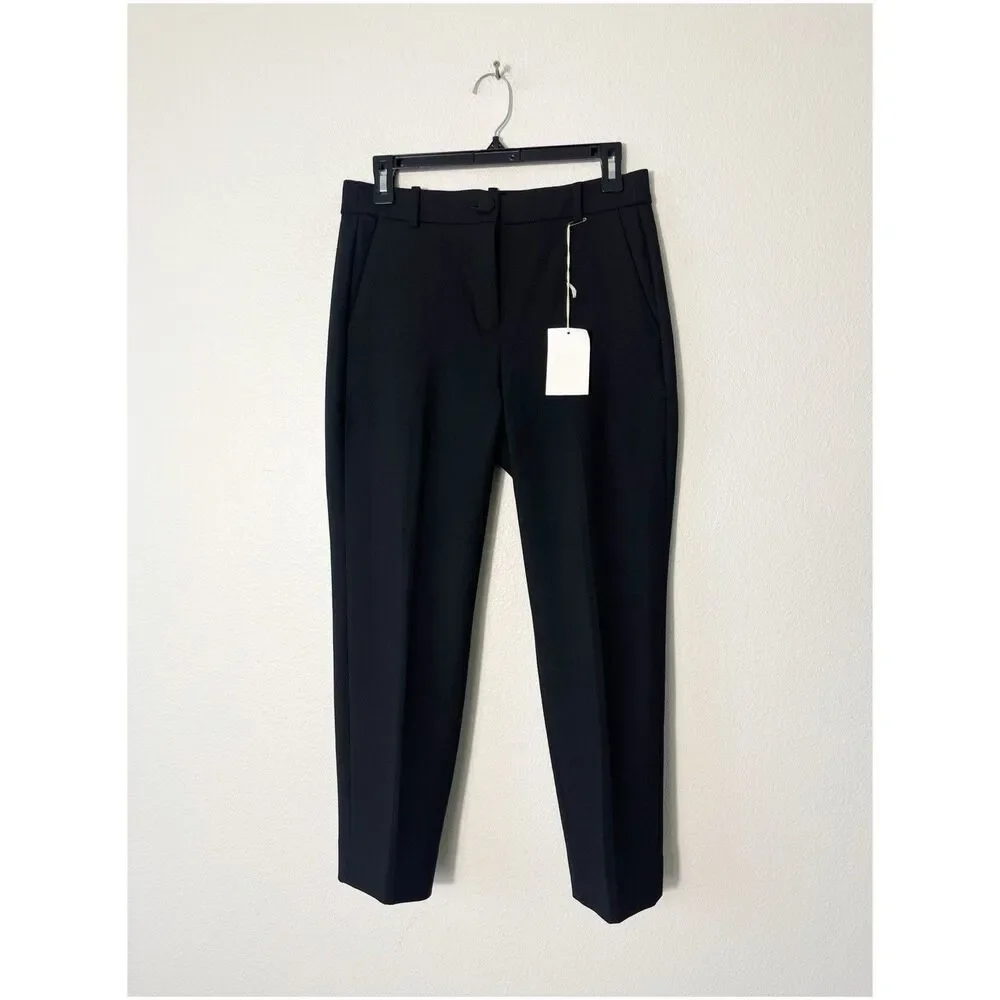 NEW J.Crew High Rise Cameron in Black Four Season Stretch Pants Size 8P Office
